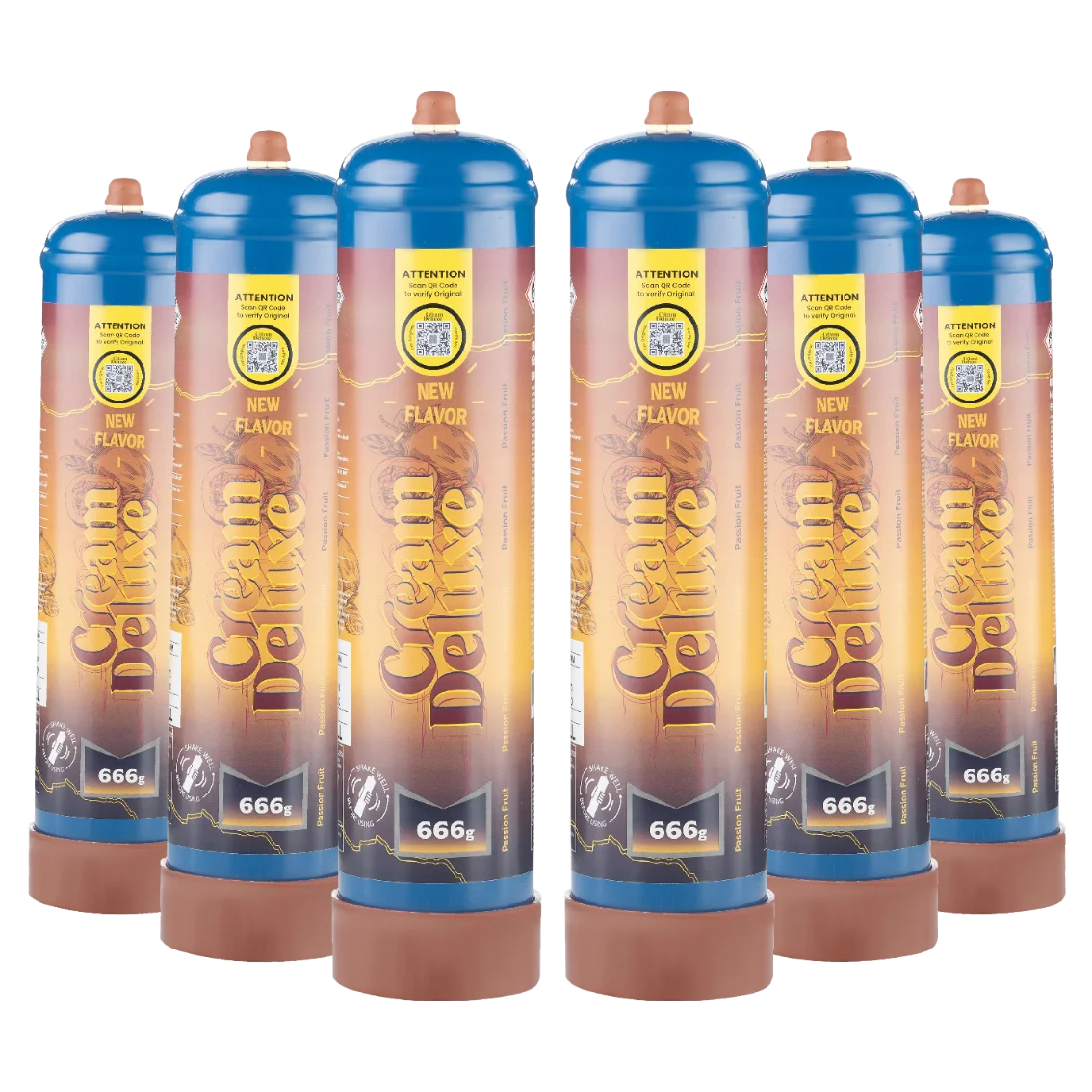 Cream Deluxe Passion Fruit N2O 666g