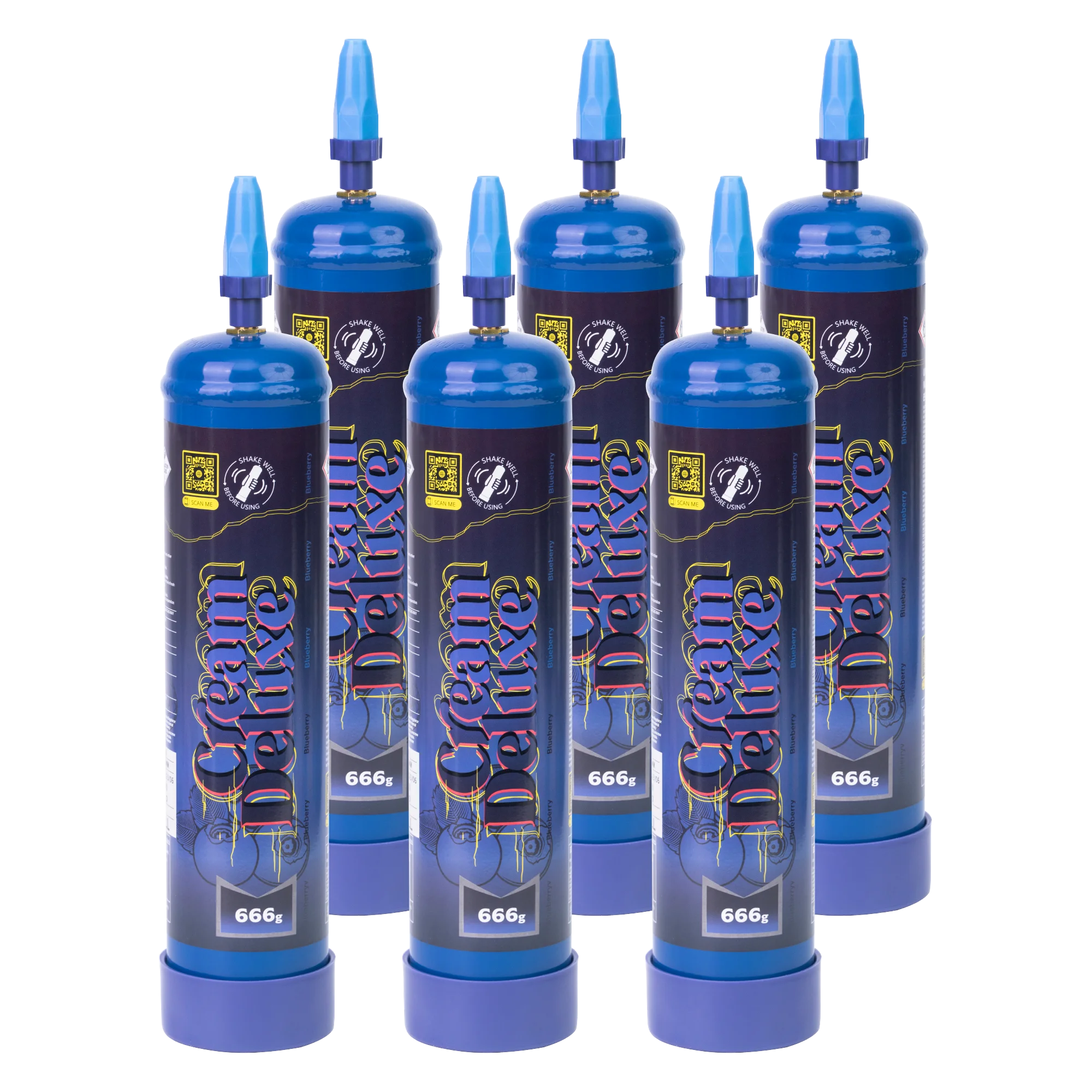 Cream Deluxe Blueberry N2O 666g